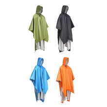 Poncho impermeable para exteriores, ideal para senderismo y ciclismo. Poncho impermeable ligero para adultos. Prenda impermeable plegable para