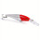 2 τεμάχια Premium Floating Minnow Lure – Πράσινο/Κίτρινο Ριγέ, Συμβατό με Sharp Treble Hooks, ABS, 1