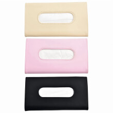 Organisateur de mouchoirs en cuir pour siège arrière de voiture (lot de 3)