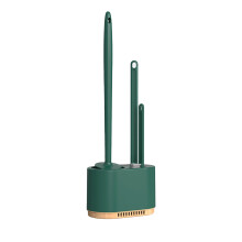 Set spazzolino e sturalavandini per WC, set 3 in 1 con sturalavandini e spazzolino, strumenti per la pulizia del bagno, set combinato spazzolino e