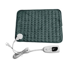 AuroraX Portable Heated Blanket, 16"x12", Dual Control, 5 Heat Levels, 4 Timer Settings, Compatible with Office & Car