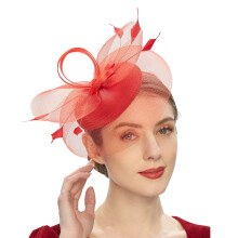 Chapeau bibi à nœud papillon tendance, accessoire de coiffure vintage pour mariée