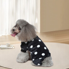 Hundpyjamas Kärlekshjärta Hundtröja Pyjamas Varma Mjuka Husdjurskläder Julkläder Valpjumpsuits Onesie-kläder för Små Hundar och Katter