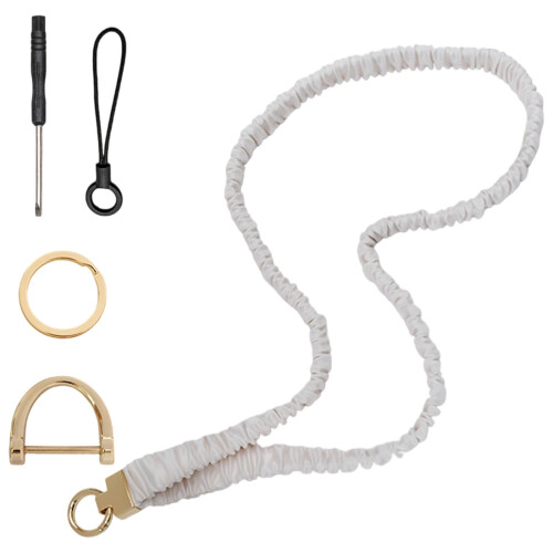 Lanière élastique Scrunchie pour femme – Lanière de cou extensible,