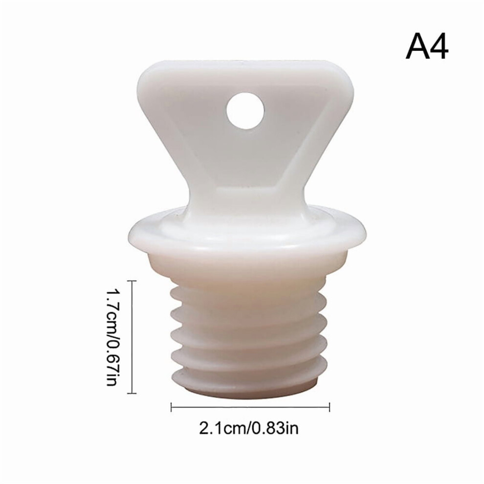 (A4:0.67*0.83in) Hot Water Bottle Stopper Hot Water Bag Plug Sealing Stopper Plastic Water Plug For Hot Water Sack Leakproof