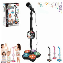 2026 New 5-in-1 Bluetooth Karaoke Microphone Toy with Stand, Adjustable Height, Lights & Music – Compatible with iOS/Android