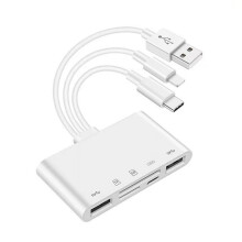Sada adaptérů WQNZMADO OTG USB pro kameru s čtečkou karet Micro-SD/TF, kompatibilní s iPhonem, iPadem a Apple13