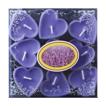 Bougie Cœur 2025 - Nouvelle bougie en forme de cœur - Bougies chauffe-plat naturelles sans parfum - Lot de 3,5 bougies - Durée de combustion : 4
