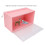 2-stufige Figurenvitrine, Rosa, mit Lichtsensor 17