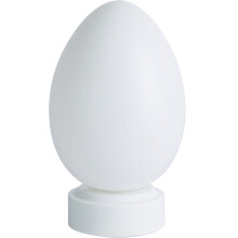 Luminária de mesa em formato de ovo de Páscoa com luz branca quente para decoração de quarto.