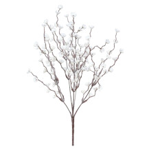 Kunstige kirsebærblomster, 40x10 cm hvite imiterte stilker til vår-/sommerdekor, bryllup, hjem, kontor, soverom, festdekorasjoner – kompatible