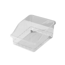 Plastic Small Storage Box 16x12x8 In, Multi-Functional Deck Storage Basket with Pulley – Bathroom/Home Organizer