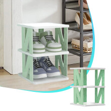 Étagère à chaussures simple et épaisse, rangement pour portes étroites et recoins, armoire à chaussures anti-poussière à plusieurs niveaux