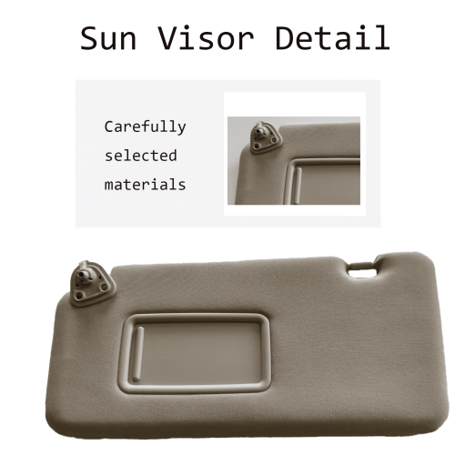 Quebra-sol lateral direito para Nissan Tiida Versa 2004–2012 2