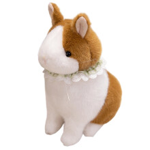 Peluche Lapin Noir de 20 cm – Animal en Peluche Doux