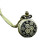 Colar com pingente de relógio de bolso de quartzo vintage 2