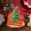 Conjunto de 10 cartões de Natal com tema de árvore de Natal. 4