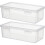 Transparent PP Bread Storage Container for Fridge and Kitchen Use 3