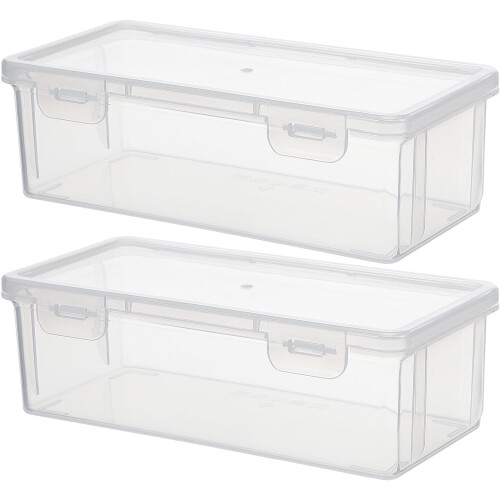 Transparent PP Bread Storage Container for Fridge and Kitchen Use 2