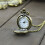 Colar com pingente de relógio de bolso de quartzo vintage 5