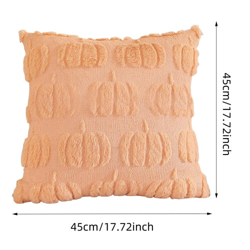 Housse de coussin citrouille 45x45cm Lot de 2 2