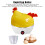 Hen-Shaped Egg Cooker for 7 Eggs, Electric Steamer 4