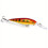 2 τεμάχια Premium Floating Minnow Lure – Πράσινο/Κίτρινο Ριγέ, Συμβατό με Sharp Treble Hooks, ABS, 5