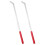2Pcs Silver Stainless Steel Shelf Positioning Tool for Store Display and Shelf Space Optimization 6