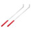 2Pcs Silver Stainless Steel Shelf Positioning Tool for Store Display and Shelf Space Optimization 7