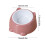 Erhöhter Katzenfutternapf 250 ml, rosa Kunststoff 3