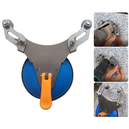 Adjustable Drill Bit Positioning Tool Suction Cup For Secure Adhesion And Precise Hole Drilling On Various Surfaces 1