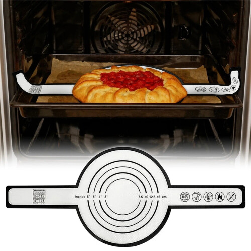 Siliconen broodslinger voor braadpan – extra lange handgrepen, 2