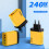 USB-C GaN Charger 240W 3PD 2USB 7
