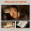 Lampe de lecture LED rechargeable à panneau plat avec 3 couleurs de luminosité 2