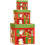 Weihnachtsgeschenkbox-Set, 3-teilig, groß, stapelbar 2