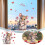 Valentine's Day Electrostatic Window Sticker 30x30cm 2