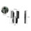 Pipe Thread Cutting Tool for 1/2" & 3/4" PVC, Internal/External Threading, Compatible with Electric Drill 2