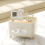 Taschentuchboxhalter mit Aufbewahrungsfach, Beige 5