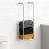 Porte-serviettes mural en acier inoxydable nickel brossé 4