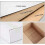 Shipping Boxes 7x5x4 Inches White Corrugated Cardboard Pack 3