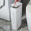 Kitchen Trash Can, Step-On Garbage Can with Lid, Tall Kitchen & Bathroom Trash Can, Small Office Waste Bin - 6