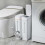 Kitchen Trash Can, Step-On Garbage Can with Lid, Tall Kitchen & Bathroom Trash Can, Small Office Waste Bin - 7