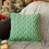 Brodert bladputetrekk 45x45cm polyester 4