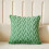 Brodert bladputetrekk 45x45cm polyester 5