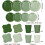 Σετ σερβιρίσματος Nude Sage Green για 48 μερίδες, σερβίτσια μιας χρήσης, 48 πιάτα 9", 48 πιάτα 2