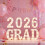 Ensemble de lettres lumineuses en acrylique GRAD2026LED 5