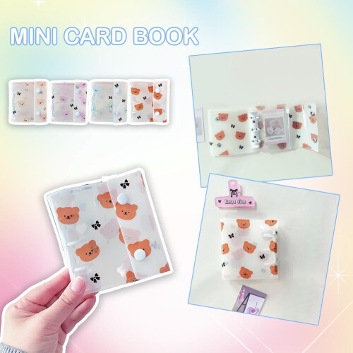 Mini Bear Κλασέρ φωτογραφιών και ημερολογίων με 3 δακτυλίους 2