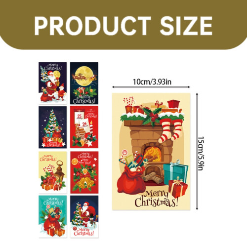 Cartões de Natal com Árvore e Envelopes (80 unidades) 2