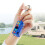 Mini Câmera Retrô Chaveiro Azul Graffiti 100MP 32GB 3