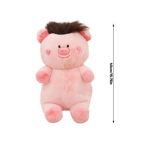 Rosa Plüschschwein, Stofftier, 40 cm 1